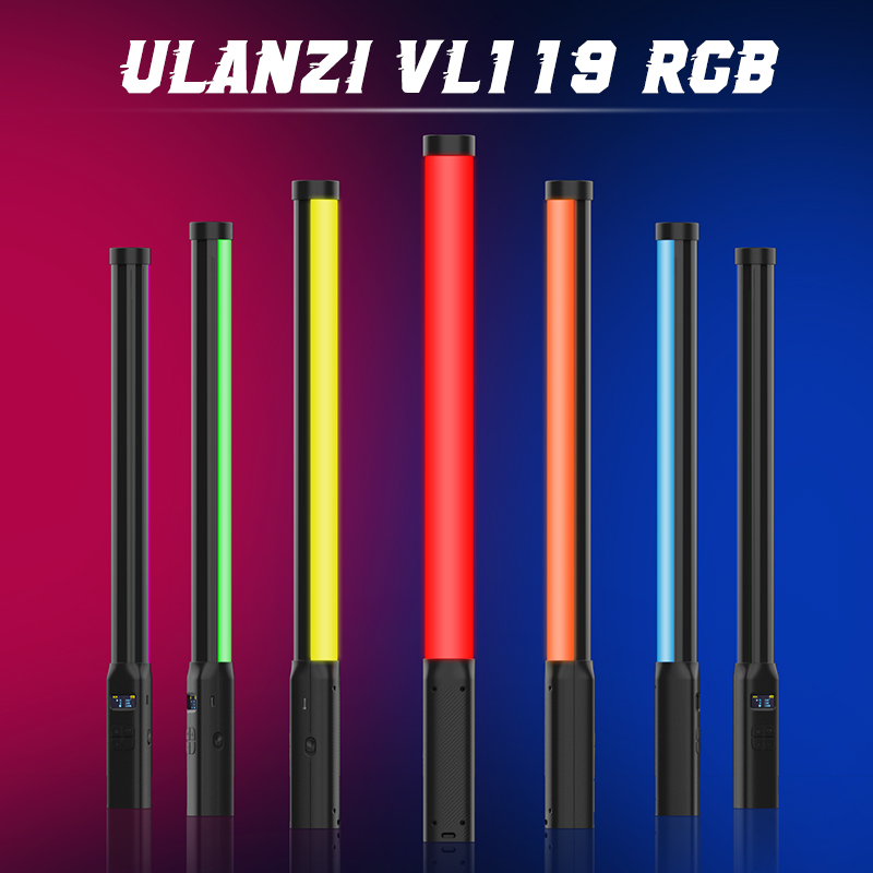 Photography Lighting Styles - Ulanzi VL119 Handheld RGB Colorful Stick
