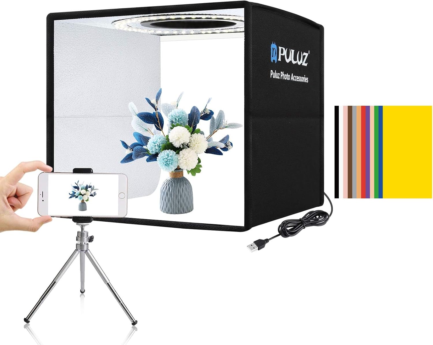RGB LED Panel Video Light with - Photography Lighting App ulasan dan harga