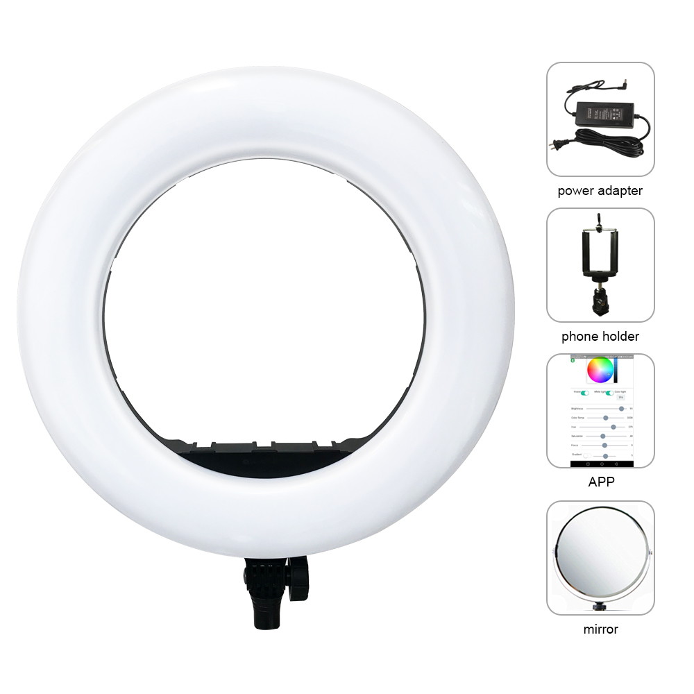 Yidoblo QS-480DII Bluetooth AP - Photography Lighting App ulasan dan harga