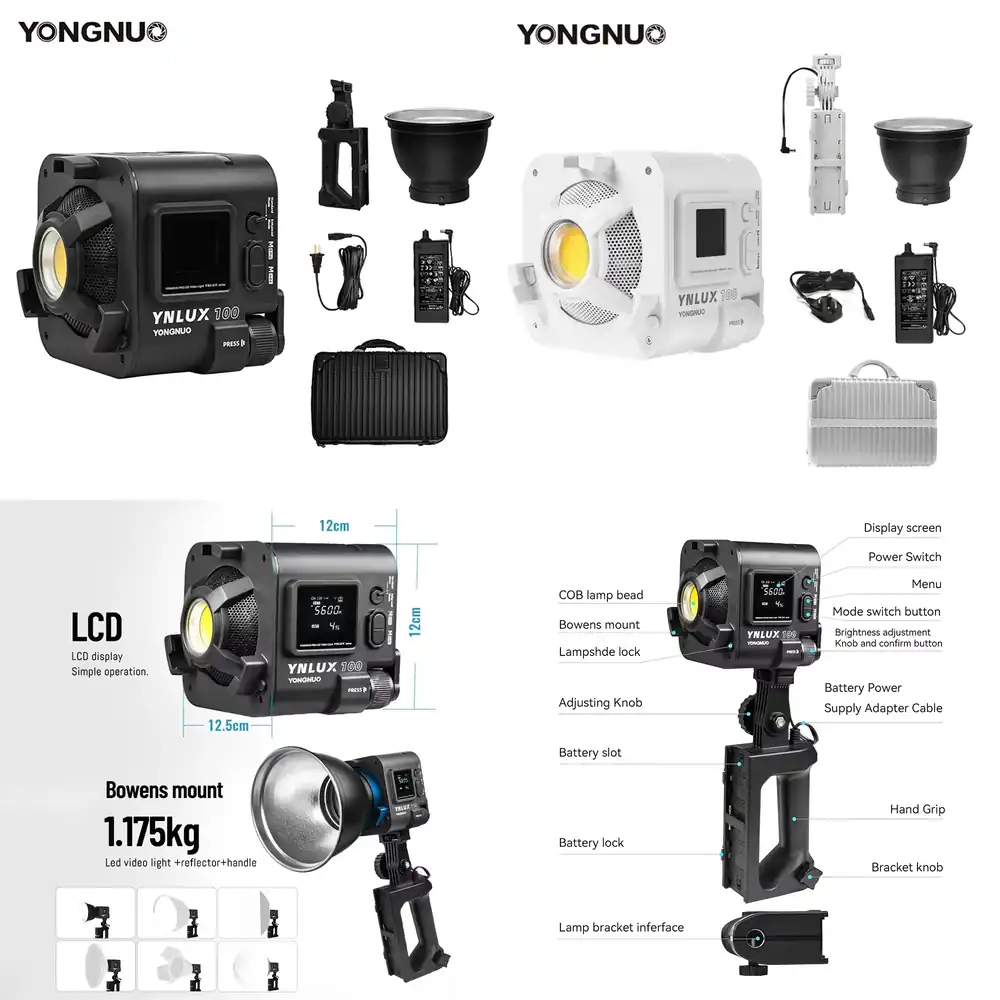 YONGNUO YNLUX100 100W 3200K-56 - Lighting In Photography Studio ulasan dan harga