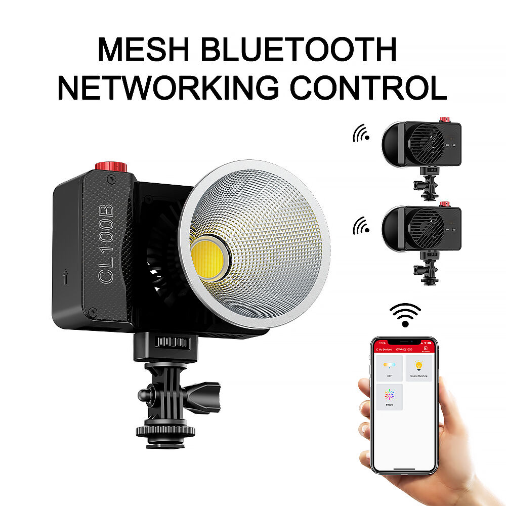 GVM CL100B Portable Bi-Color L - Photography Lighting App ulasan dan harga