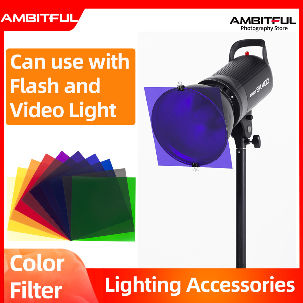 Studio Light Color Filter 30*3 - Photography Lighting Gels ulasan dan harga