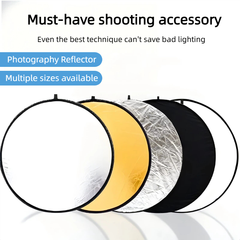2-in-1 Dual Sided Gold Silver  - Photography Video Lighting Kit ulasan dan harga