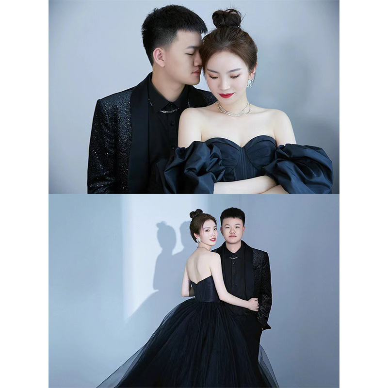 Hebe Style Long Satin Wedding  - Photography Lighting Styles ulasan dan harga