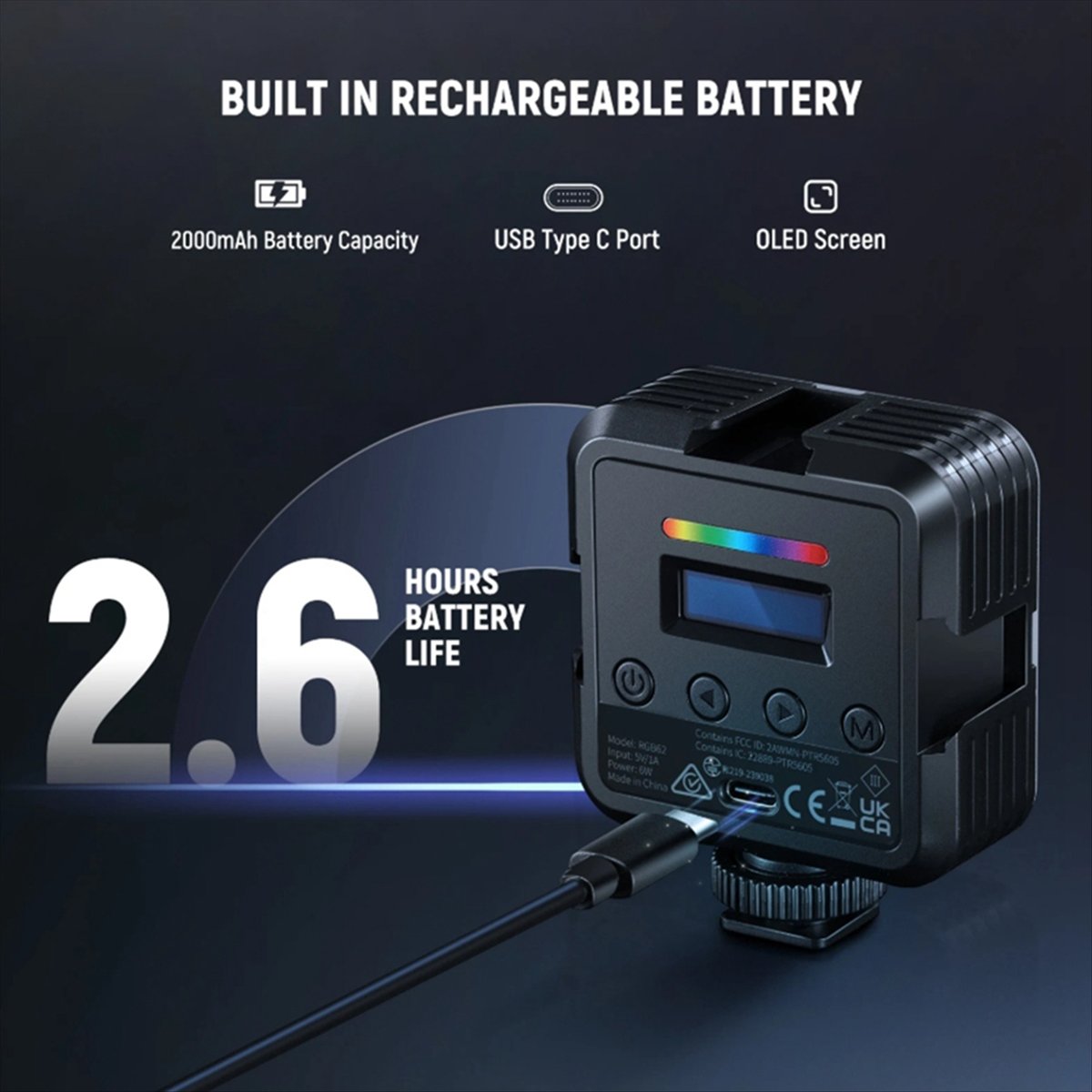 Top Magnetic RGB Video Light w - Photography Lighting App ulasan dan harga