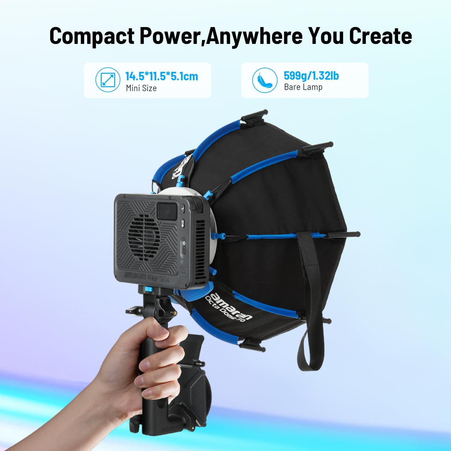 120W RGB LED Video Light, Port - Photography Lighting App ulasan dan harga