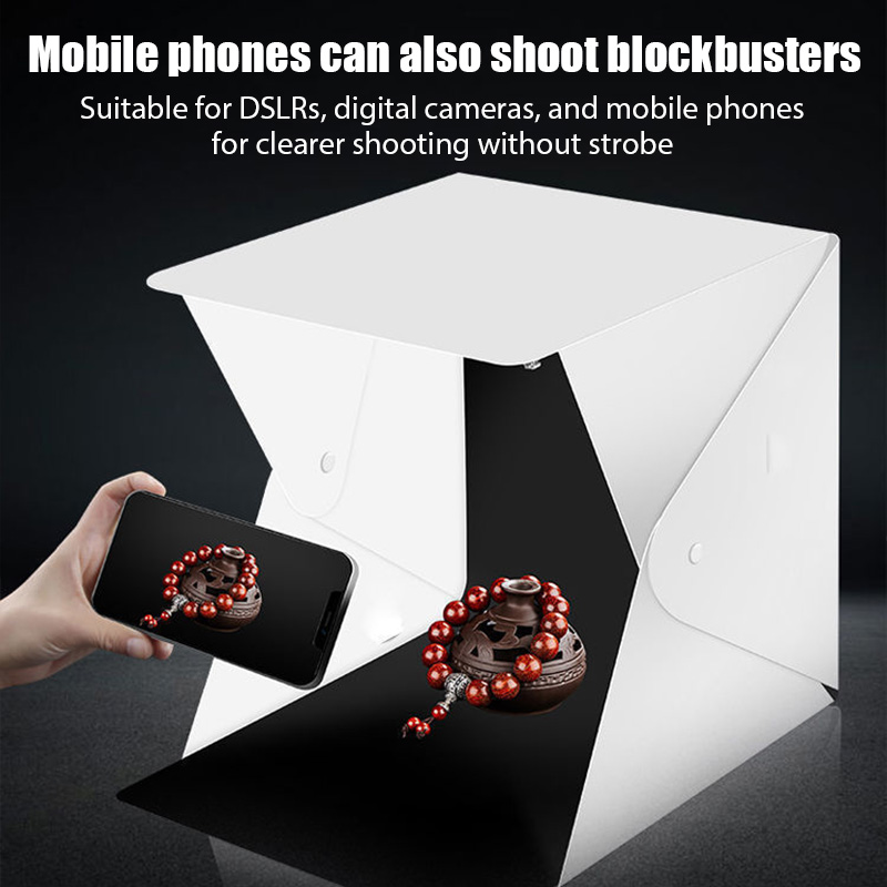 Folding Lightbox Portable Phot - Photography Video Lighting Kit ulasan dan harga