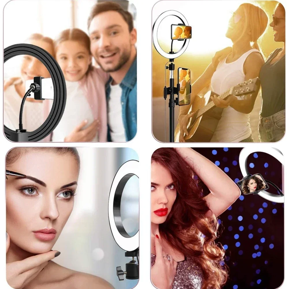 3Modes Mini LED Desktop Video  - Photography Lighting Ring ulasan dan harga