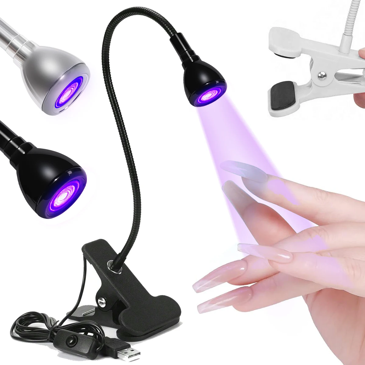 LED UV Light for Drying Nail P - Photography Lighting Gels ulasan dan harga