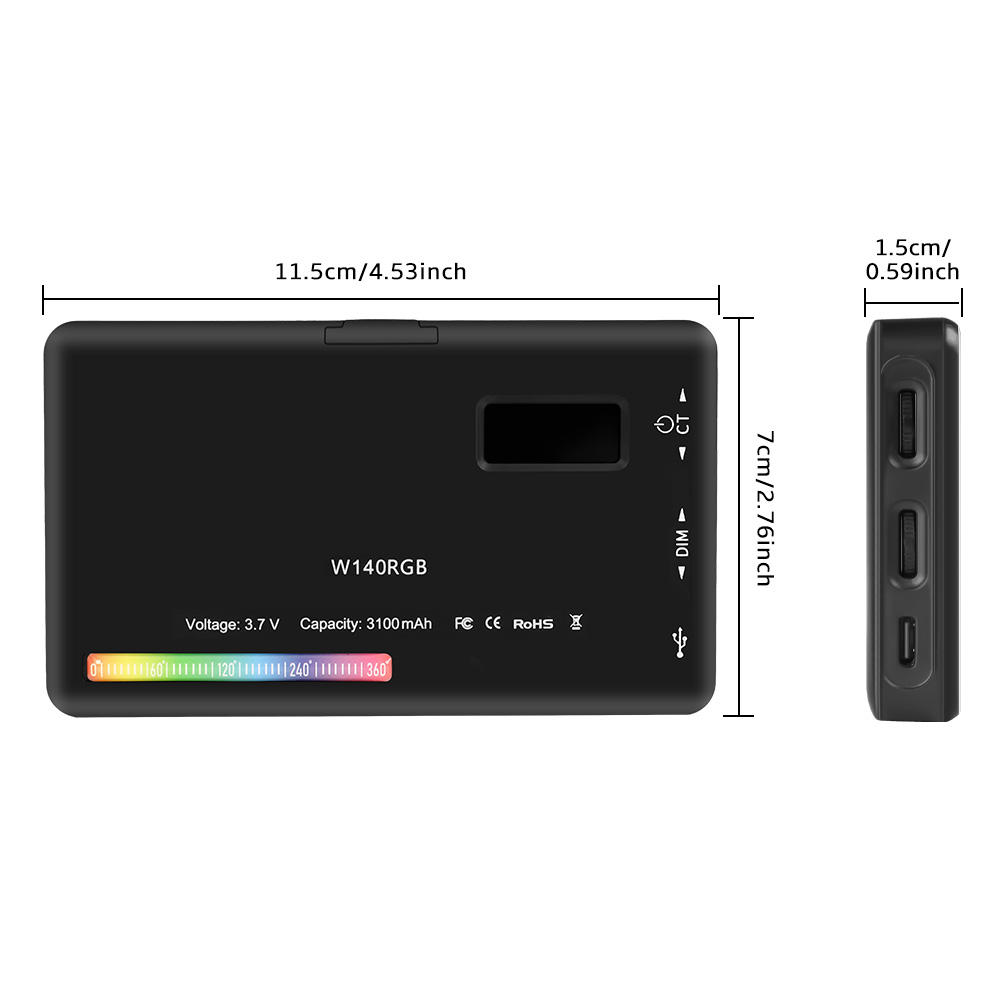 SH W140 LED RGB Video Light 0- - Photography Lighting Styles ulasan dan harga