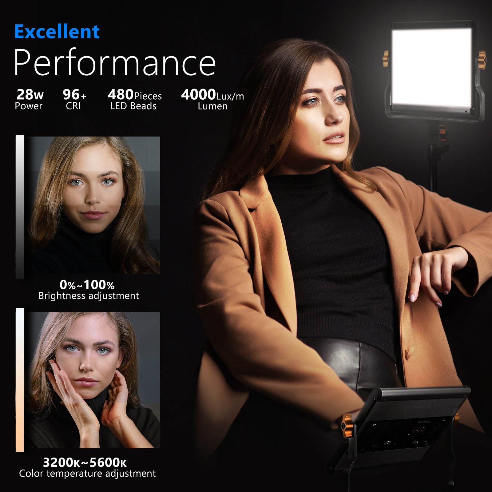 Neewer Dimmable Bi-Color LED P - Photography Lighting Kit Neewer ulasan dan harga