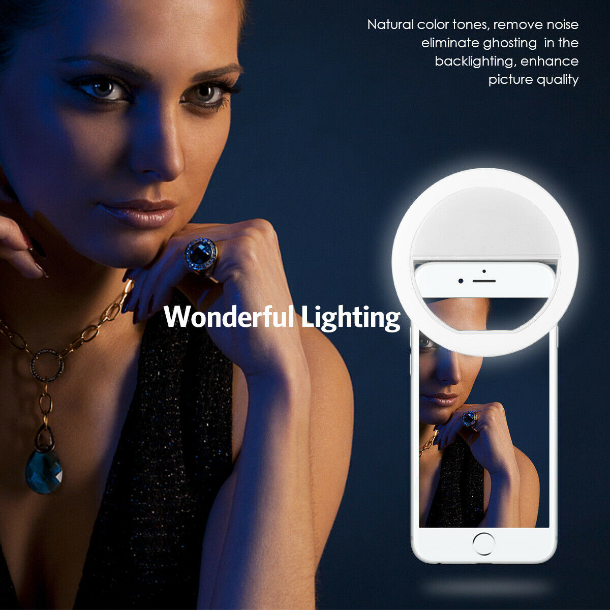 USB Charge Led Selfie Ring Lig - Photography Lighting Ring ulasan dan harga