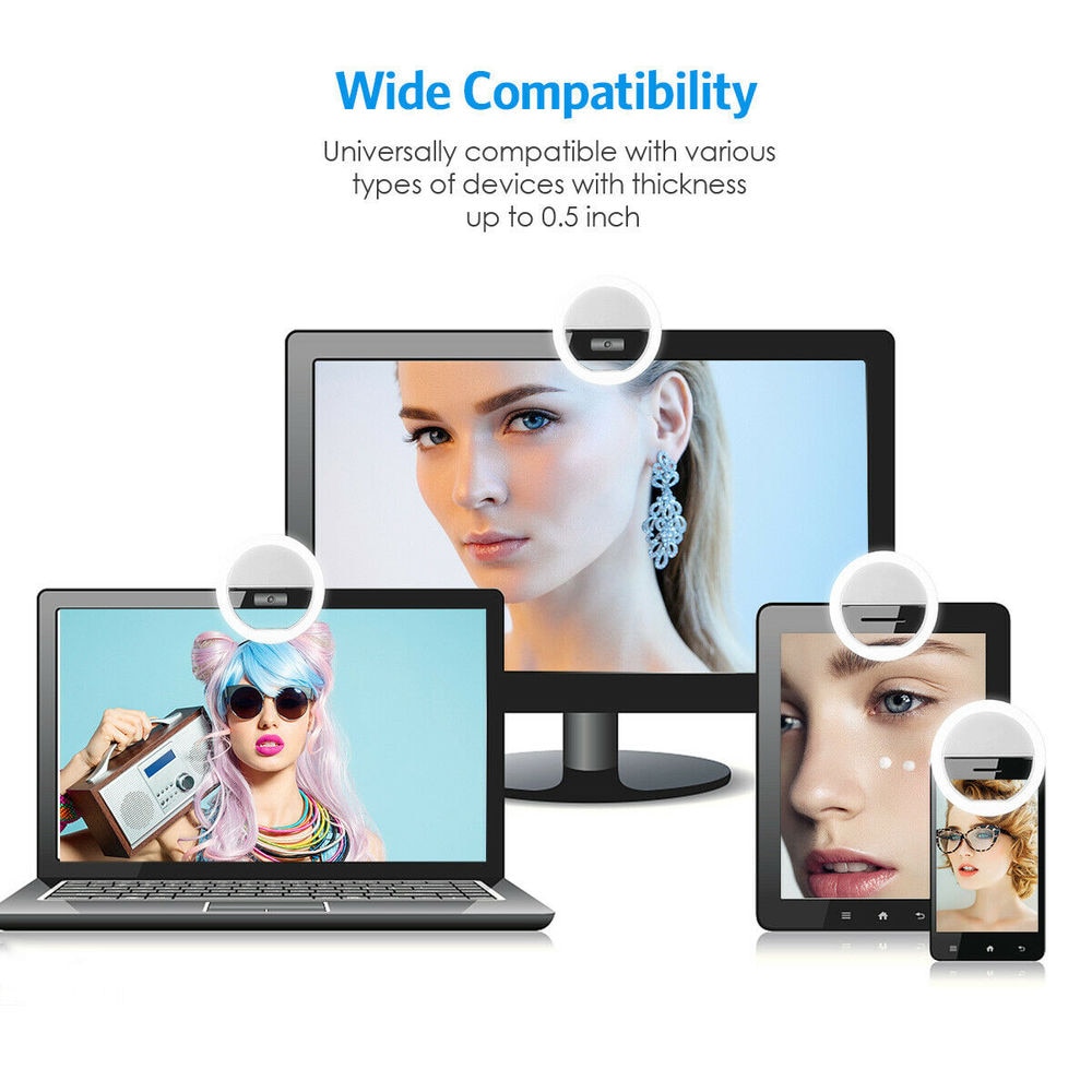 USB Charge Led Selfie Ring Lig - Photography Lighting Ring ulasan dan harga