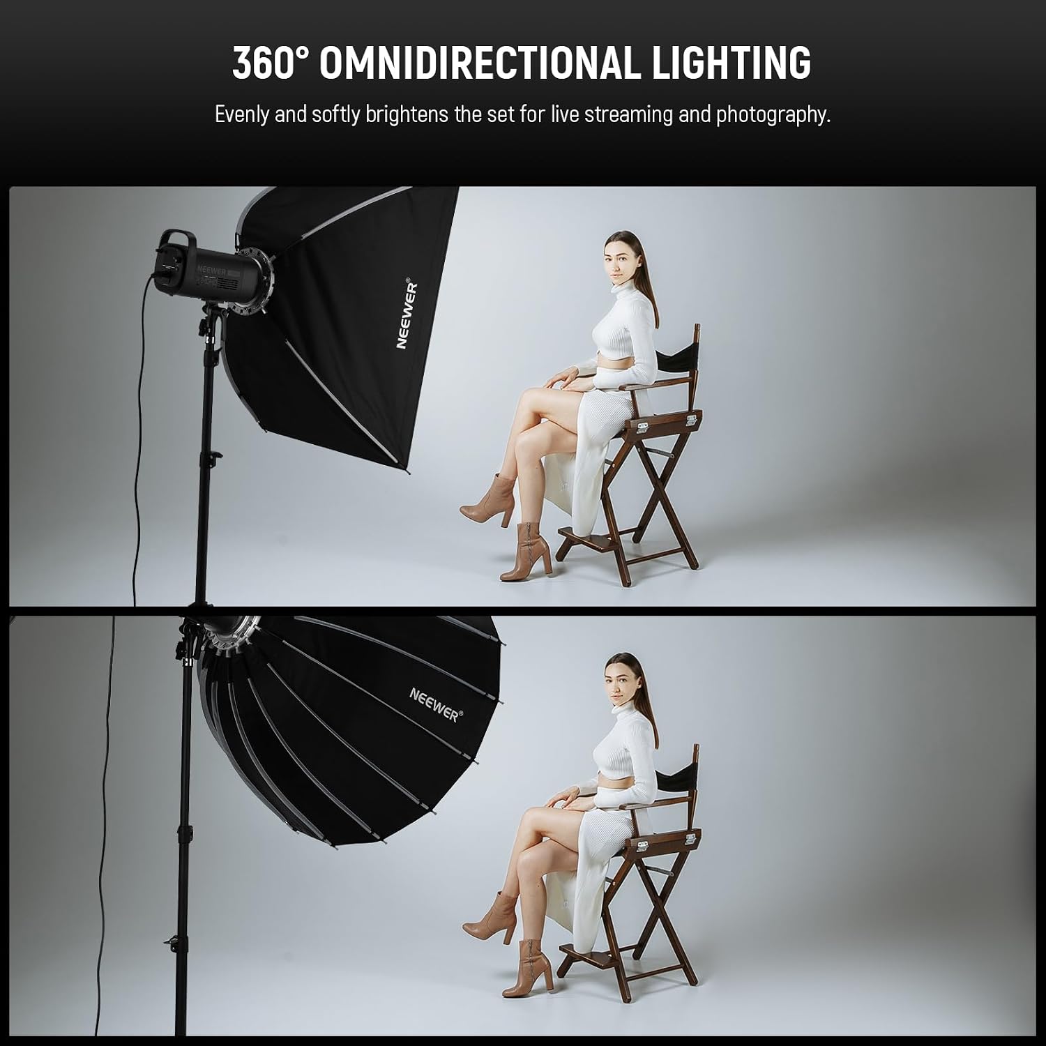 Parabolic Softbox with Bowens  - Photography Video Lighting Kit ulasan dan harga