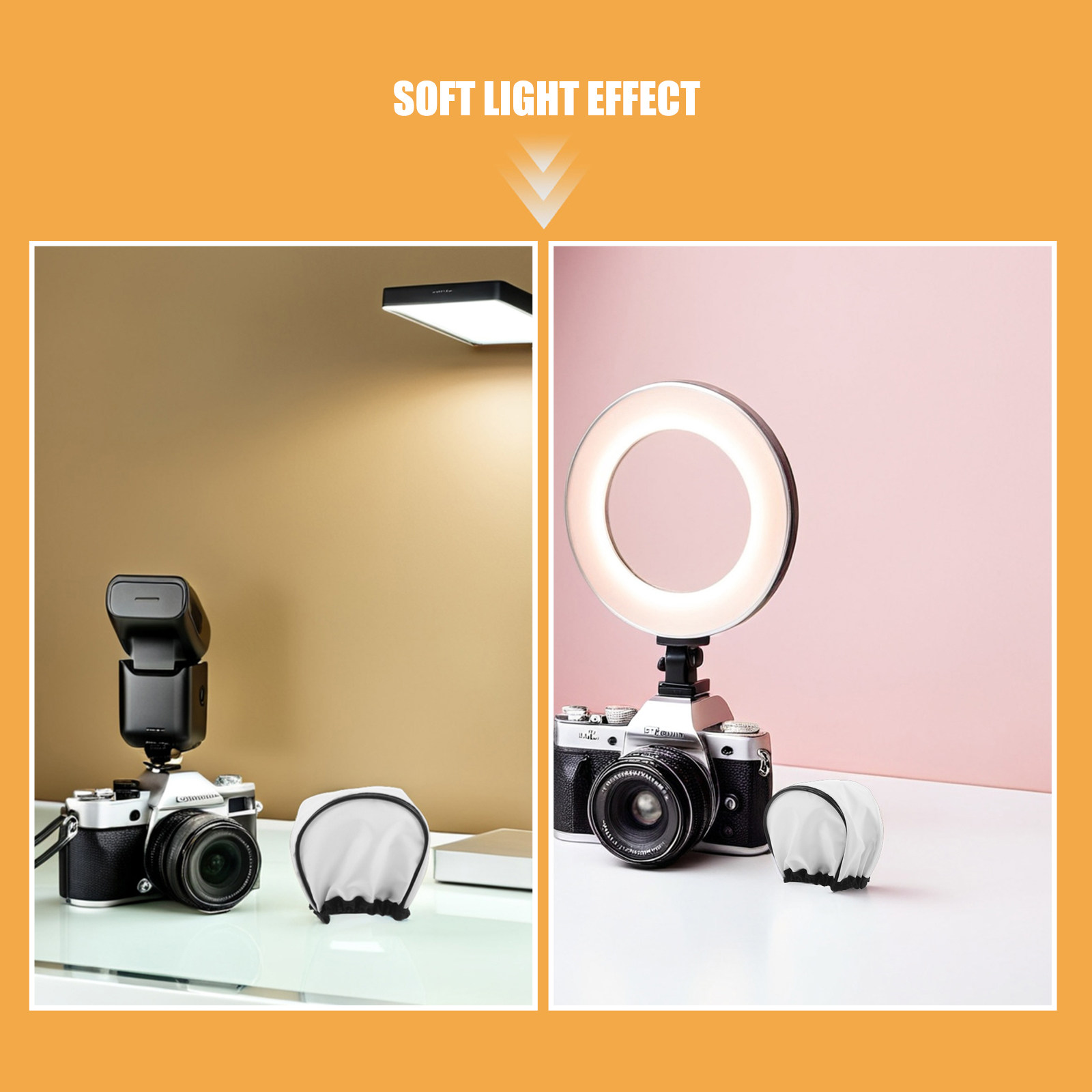 4Pcs Photography Flash Diffuse - Photography Lighting Portrait ulasan dan harga