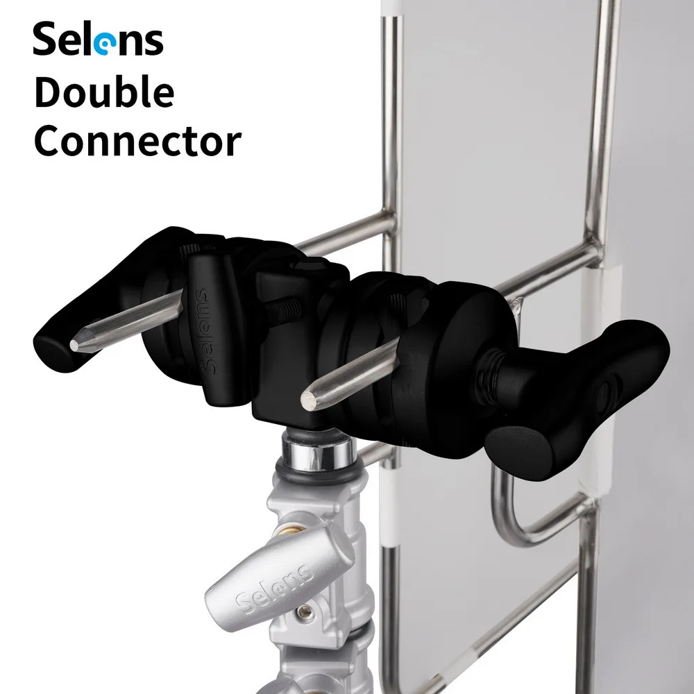 Selens 2-in-1 Swivel Grip Head - Reflector Arm Clamp ulasan dan harga
